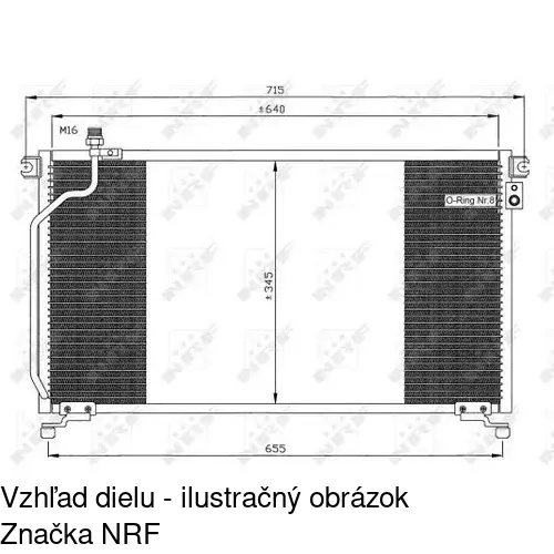 Chladiče klimatizácie POLCAR 3250K8C1 - obr. 1