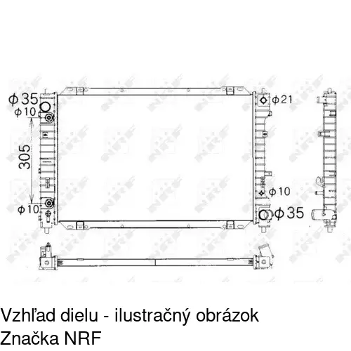 Chladiče vody POLCAR 325108-1