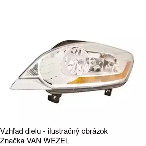 Hlavný reflektor POLCAR 3252090E - obr. 3