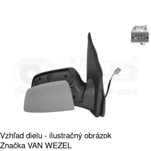 Vonkajšie zrkadlo POLCAR 3258516E - obr. 2