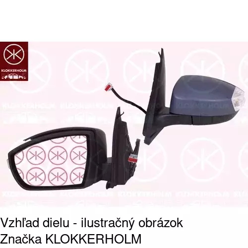 Vonkajšie zrkadlo POLCAR 32755111E