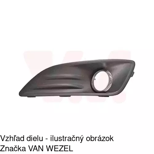 Kryt v nárazníku POLCAR 32B12711 - obr. 2