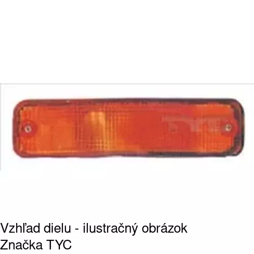 Predná smerovka POLCAR 3805202E