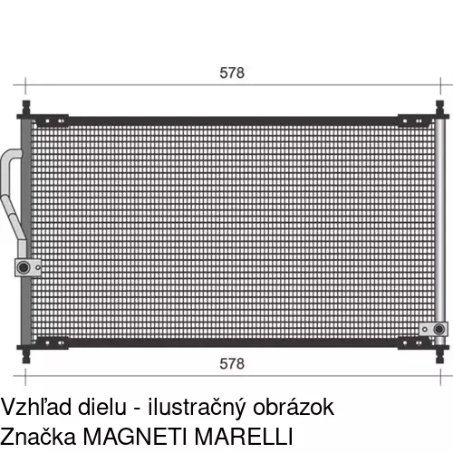 Chladiče klimatizácie POLCAR 3875K8C1