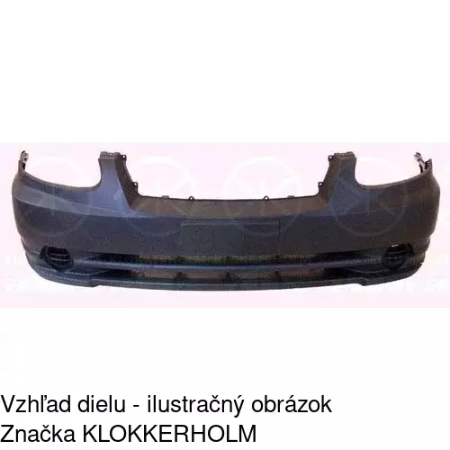 Predný nárazník POLCAR 400807-1