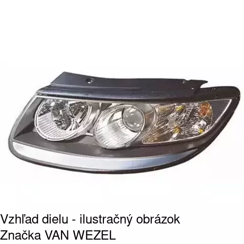 Hlavný reflektor POLCAR 405209-E - obr. 2