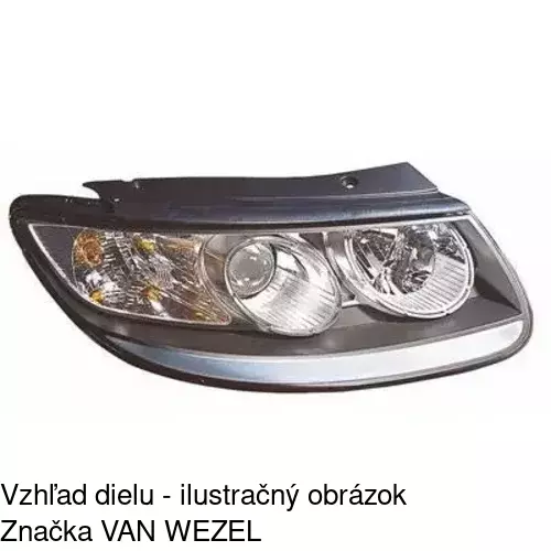 Hlavný reflektor POLCAR 405210-E - obr. 1