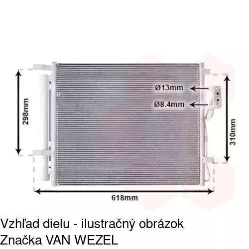 Chladiče klimatizácie POLCAR 4052K83X - obr. 1