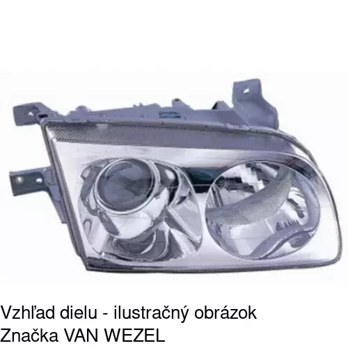 Hlavný reflektor POLCAR 407510-E