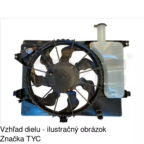 Ventilátory chladičov POLCAR 40C123W1