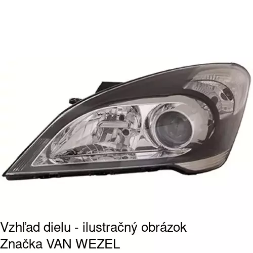 Hlavný reflektor POLCAR 411809-E