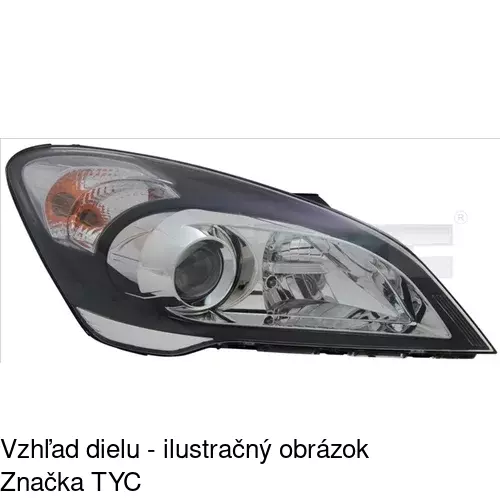 Hlavný reflektor POLCAR 4118100E - obr. 1