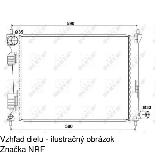 Chladiče vody POLCAR 41B108-1 - obr. 1