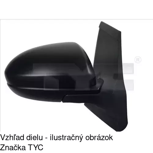 Vonkajšie zrkadlo POLCAR 4533512S