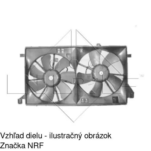 Ventilátory chladičov 454223W3 /POLCAR/