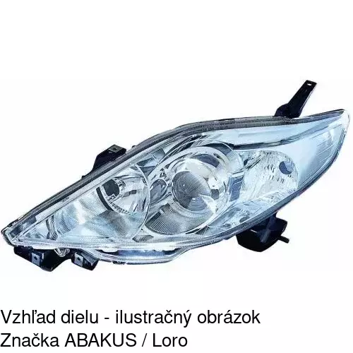 Hlavný reflektor POLCAR 455009-E - obr. 2