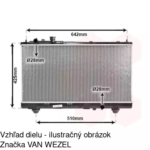 Chladiče vody POLCAR 455508-2 - obr. 1