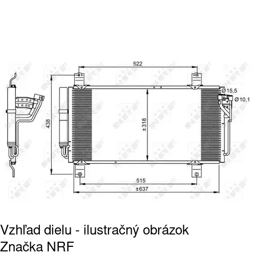 Chladiče klimatizácie POLCAR 4560K8C2