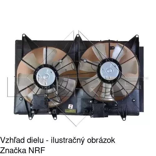 Ventilátory chladičov POLCAR 458023W2