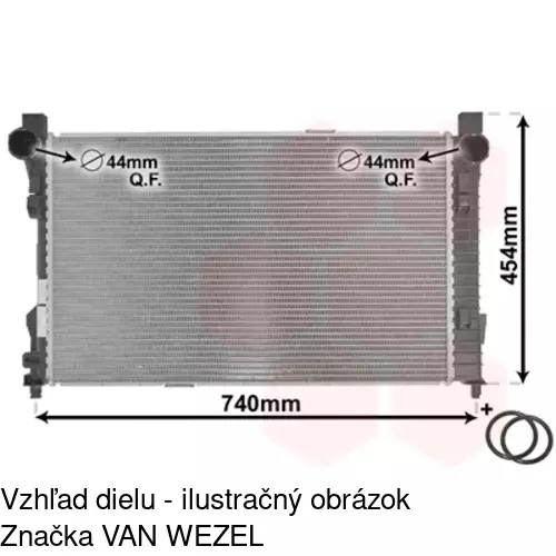 Chladiče vody POLCAR 500308-7 - obr. 2