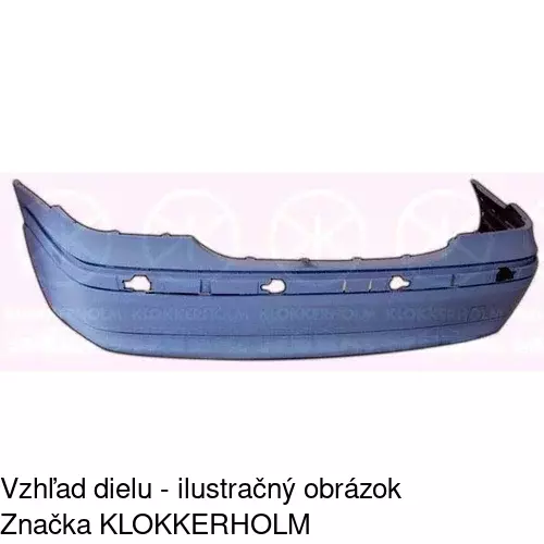 Zadný nárazník POLCAR 500396-J