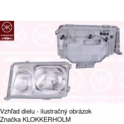 Hlavný reflektor POLCAR 5014092U - obr. 1