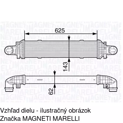 Chladiče vzduchu (Intercoolery) POLCAR 5018J8-2