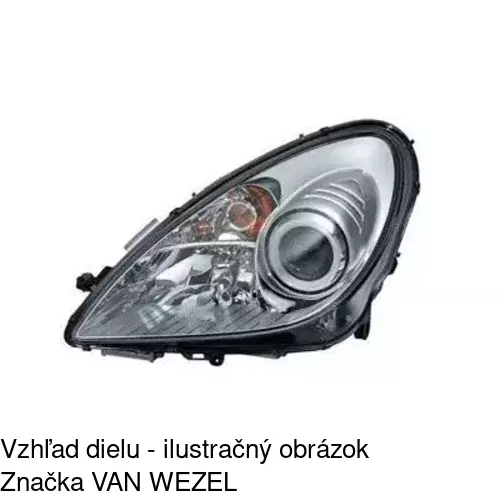 Hlavný reflektor POLCAR 502809-E - obr. 1