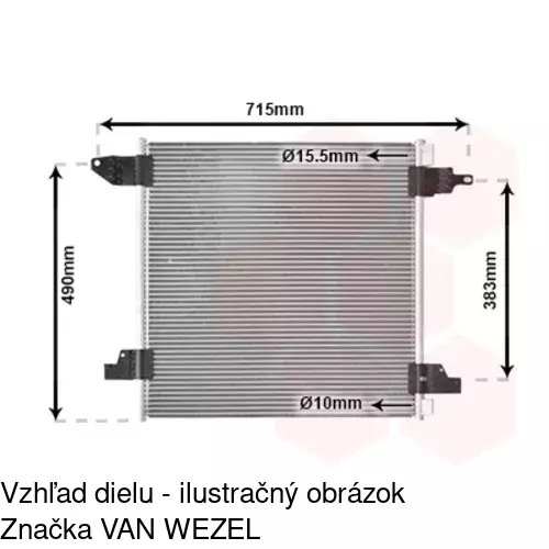 Chladiče klimatizácie POLCAR 5044K8C3 - obr. 3