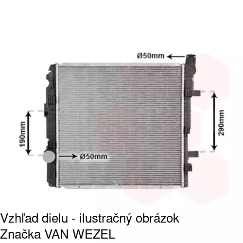 Chladiče vody 505408-3 /POLCAR/ - obr. 1