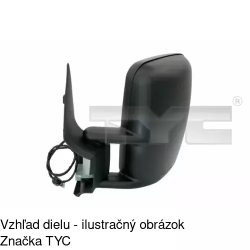 Vonkajšie zrkadlo POLCAR 5062514E - obr. 4