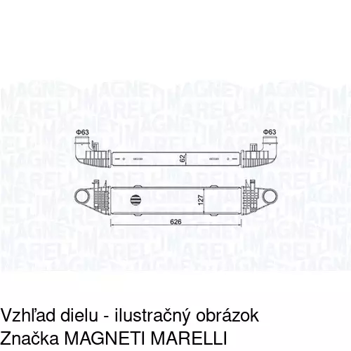 Chladiče vzduchu (Intercoolery) POLCAR 5070J8-1 - obr. 4