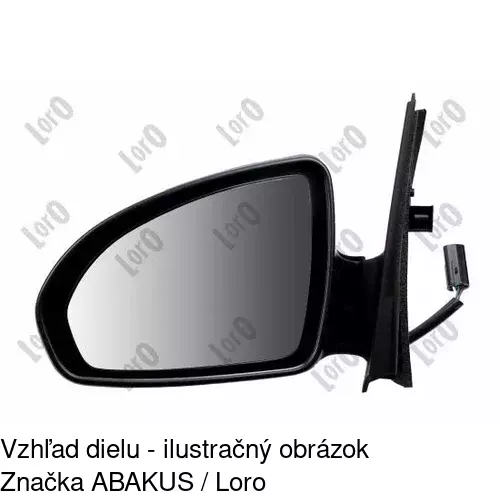 Vonkajšie zrkadlo POLCAR 5098514E - obr. 4