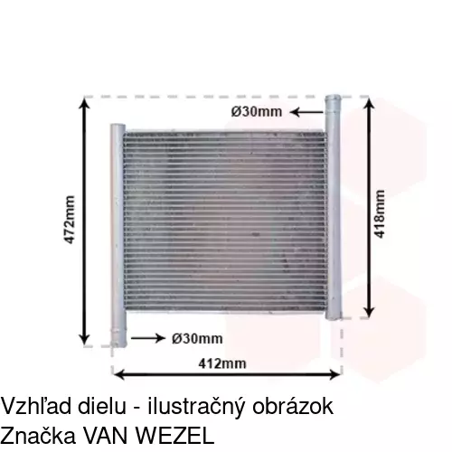 Chladiče vody POLCAR 509908-1 - obr. 1