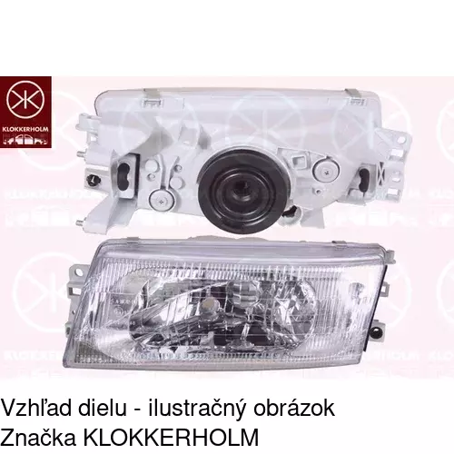 Hlavný reflektor POLCAR 523209-E