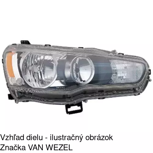 Hlavný reflektor POLCAR 523410-E - obr. 4