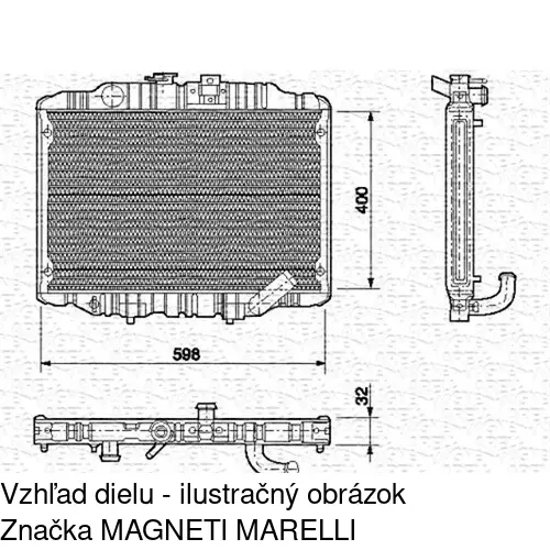 Chladiče vody POLCAR 528108-1