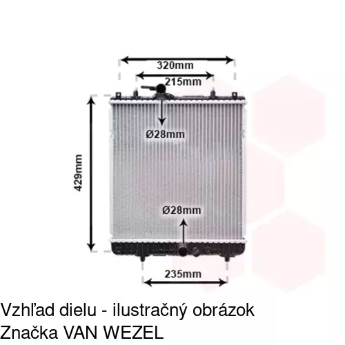 Chladiče vody POLCAR 550308-2 - obr. 5