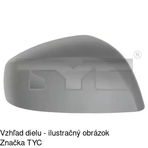 Vonkajšie zrkadlo POLCAR 5506515S