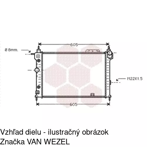 Chladiče vody 550708B2 /POLCAR/ - obr. 3