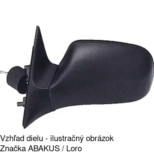 Vonkajšie zrkadlo POLCAR 5507526E - obr. 4