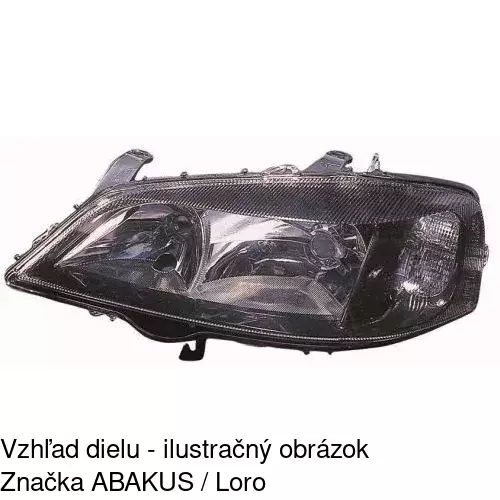 Hlavný reflektor 5508094E /POLCAR/ - obr. 1
