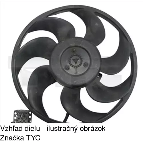 Ventilátory chladičov 550923W12 /POLCAR/