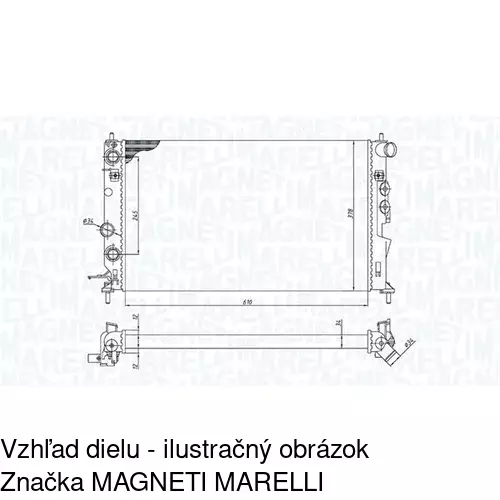 Chladiče vody 551608A3 /POLCAR/ - obr. 1