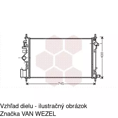 Chladiče vody POLCAR 552008-8 - obr. 2