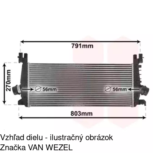 Chladiče vzduchu (Intercoolery) POLCAR 5520J8-5 - obr. 3