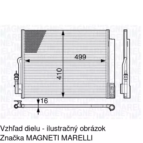 Chladiče klimatizácie 5546K8C1S /POLCAR/