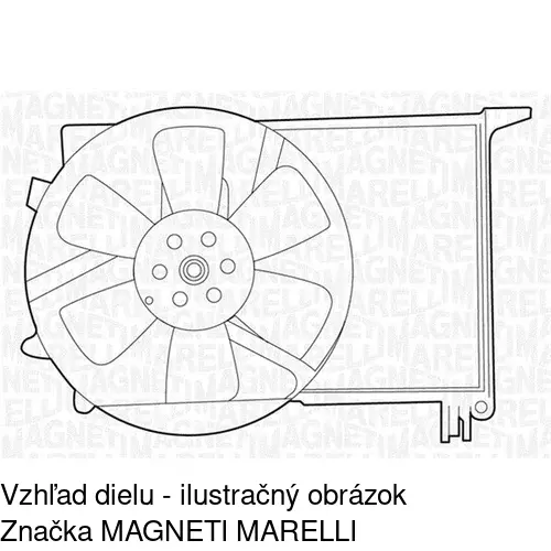 Ventilátor bez krytu / podpery POLCAR 555523U3 - obr. 3