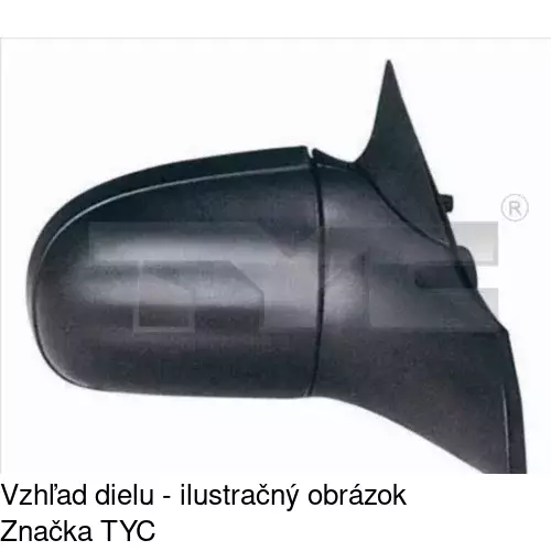 Vonkajšie zrkadlo POLCAR 5555521E - obr. 5