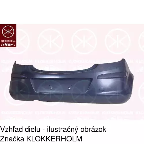 Zadný nárazník 55589612 /POLCAR/ - obr. 2